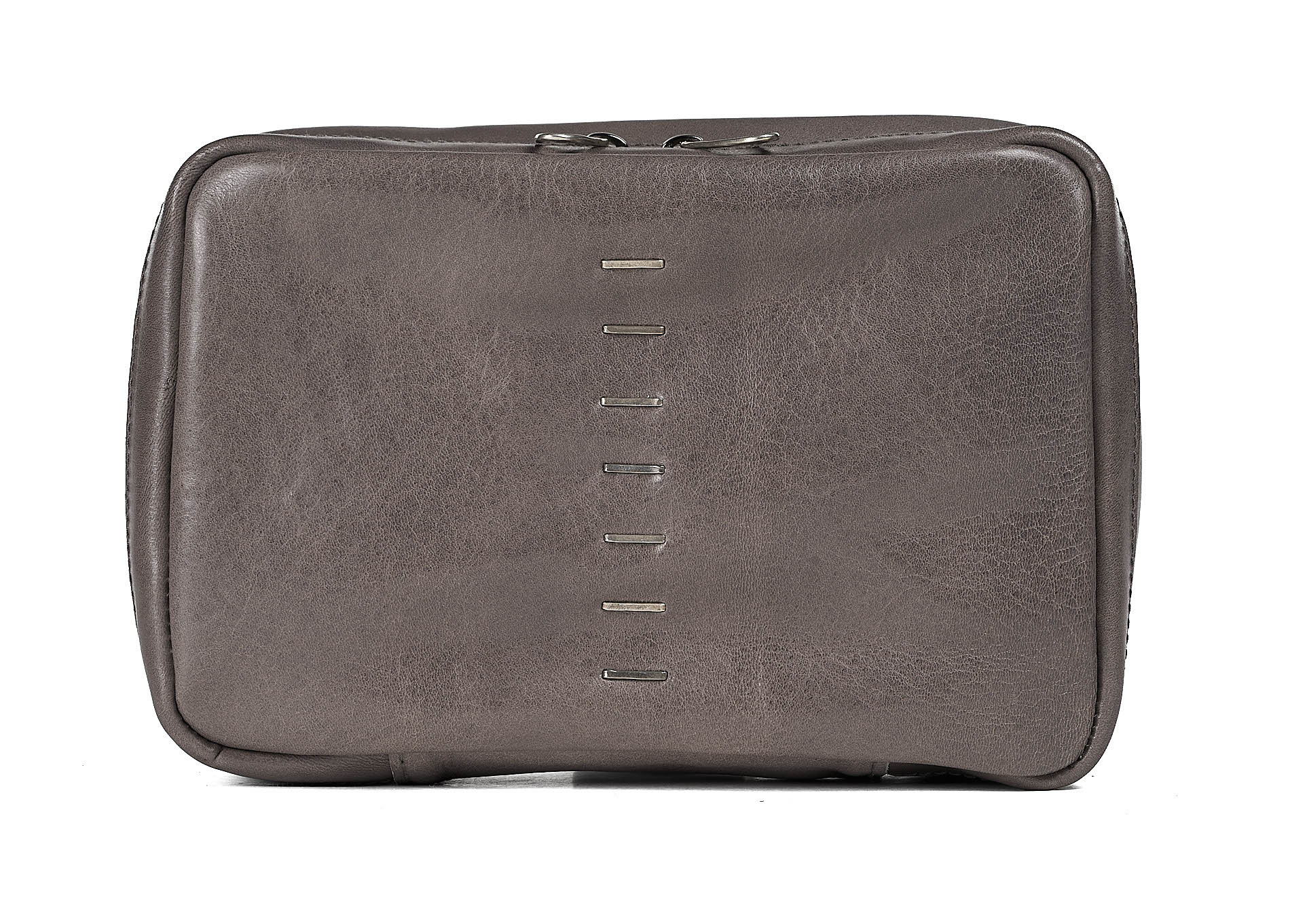 daniele basta leather and silver bags - FRONT